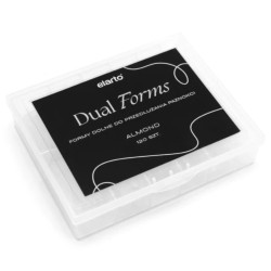 Formy dolne Dual Forms Almond Clear do przedłużania paznokci 120szt