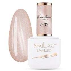 NaiLac Lakier Hybrydowy Porcelain Effect 02 7ml