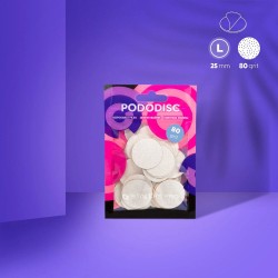 Staleks Nakładki Ścierne Na Nośnik PODODISC L PDF-25-80W 50 szt.