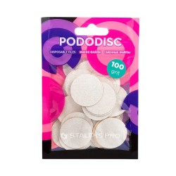 Staleks Nakładki Ścierne Na Nośnik PODODISC L PDF-25-100W 50 szt.