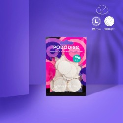 Staleks Nakładki Ścierne Na Nośnik PODODISC L PDF-25-100W 50 szt.