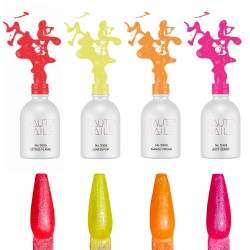 Kolekcja lakierów hybrydowych Fruit Crush od Saute Nails