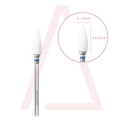 NOKANO Frez Ceramiczny Stożek Szyszka Medium