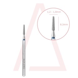 NOKANO Frez Diamentowy Stożek Zaokrąglony Medium