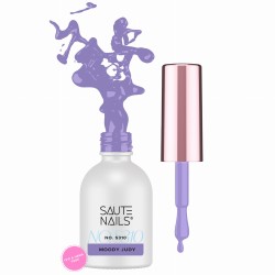 Saute Nails Lakier Hybrydowy S310 Moody Judy 8 ml – głęboki, nasycony odcień fioletu