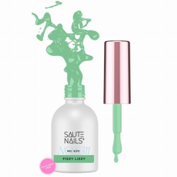 Saute Nails Lakier Hybrydowy S311 Fizzy Lizzy 8 ml – intensywny limonkowy odcień zieleni