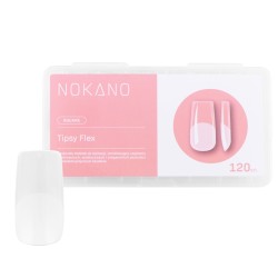 NOKANO Tipsy Do Przedłużania Paznokci Kwadrat 120 szt.