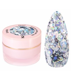 EM Nail Żel Do Zdobień Premium Glitter Artgel Lavish 2