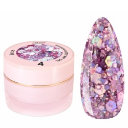 EM Nail Żel Do Zdobień Premium Glitter Artgel Artgel Luxe 4