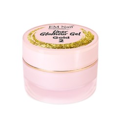 EM Nail Żel Do Zdobień Liner Glamour Gel Gold 2