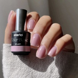 Elarto Baza Hybrydowa Z Włóknami Fiberglass Fiber Base Blush 7ml