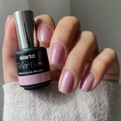 Elarto Baza Hybrydowa Z Włóknami Fiberglass Fiber Base Diamond Blush 7ml