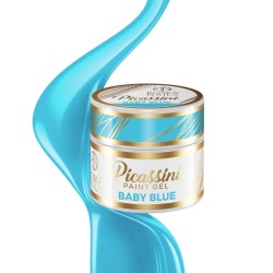 Boska Nails Żel Do Zdobień Paint Gel Picassini Baby Blue 5ml