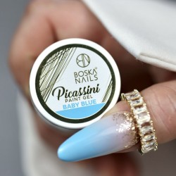 Boska Nails Żel Do Zdobień Paint Gel Picassini Baby Blue 5ml