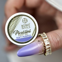 Boska Nails Żel Do Zdobień Paint Gel Picassini Soft Purple 5ml