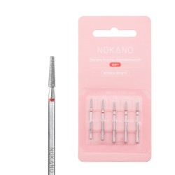 NOKANO Pakiet Frezów Diamentowych Stożek Ścięty Soft 5 szt.