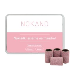 Nokano Nakładki Ścierne 6mm Gradacja 120 100 Sztuk