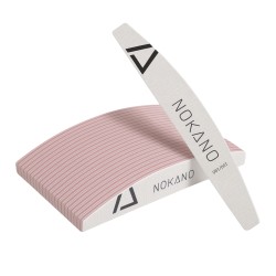 NOKANO Pilnik Łódka Zebra 100/180 Pakiet 25szt. Do Paznokci | Ladiosa.pl
