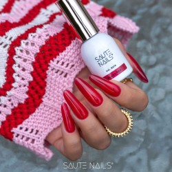 Saute Nails Lakier Hybrydowy S318 Glass Red 8ml