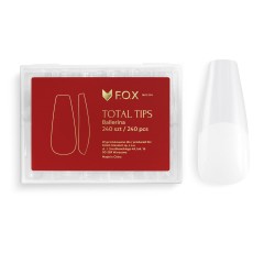 F.O.X Total Tips Tipsy Do Paznokci Ballerina 240 sztuk
