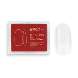 F.O.X Total Tips Tipsy Do Paznokci Oval 240 sztuk
