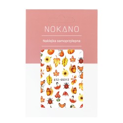 NOKANO Naklejki Samoprzylepne Na Paznokcie Jesienne Wzory