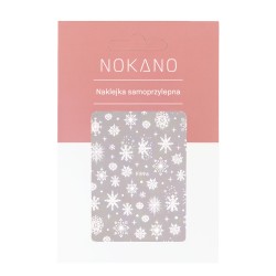 NOKANO Naklejki Samoprzylepne Na Paznokcie F896 Pada Śnieg
