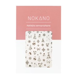NOKANO Naklejki Samoprzylepne Na Paznokcie TL-066 Blask Wigilii