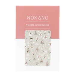 NOKANO Naklejki Samoprzylepne Na Paznokcie TL-274 Świąteczne Drzewko