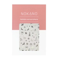 NOKANO Naklejki Samoprzylepne Na Paznokcie TL-258 Śnieżny Czar
