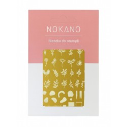 NOKANO Blaszka Do Stempli Kwiatowy Minimalizm