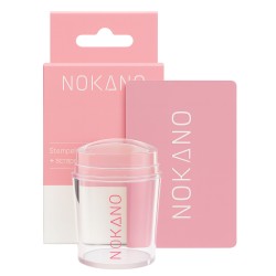 Zestaw NOKANO Stempel Silikonowy + Scraper