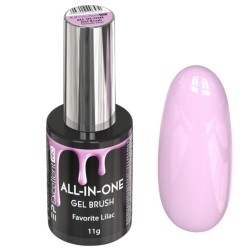 Excellent Pro Żel W Butelce All In One Gel Brush Favorite Lilac 11g