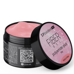 Excellent PRO Żel Budujący Fiber Gel Polyamide Plus Peach Pink 50g