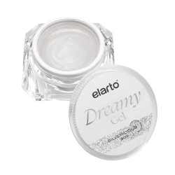 Elarto Żel Budujący Dreamy Gel Silvericious 30g srebrny z drobinkami