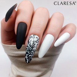 Claresa Zestaw Lakierów Biały + Czarny 2x5 ml