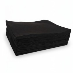 Ręcznik z Włókniny Perforowany 70x40 50 szt. Czarny