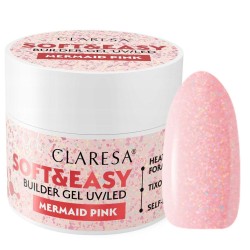 Claresa Żel Budujący SOFT&EASY Mermaid Pink