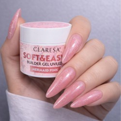 Claresa Żel Budujący SOFT&EASY Mermaid Pink 12g