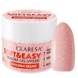 Claresa Żel Budujący SOFT&EASY Golden Spark 45g