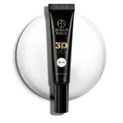 Boska Nails Żel Do Zdobień 3D Gel White 8ml