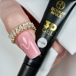 Boska Nails Żel Do Zdobień 3D Gel Clear 8ml