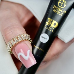 Boska Nails Żel Do Zdobień 3D Gel White 8ml