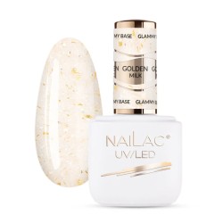 NaiLac Baza Kauczukowa Glammy Base 7ml Golden Milk