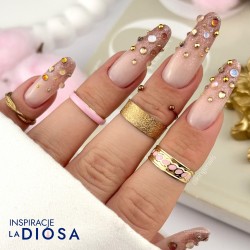 Paznokcie Z Kryształkami - Zestaw Nude Crystal