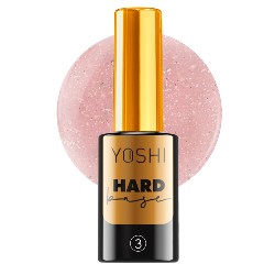 Yoshi Hard Base UV Hybrid No.3 10 ml Baza Kolorowa z Drobinkami