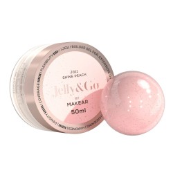 Makear Żel Budujący Jelly&Go Shine Peach 50ml błyszczący
