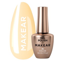 Makear Lakier Hybrydowy 634 8ml masełkowy żółty