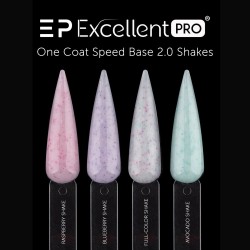 Excellent PRO Baza Hybrydowa One Coat Speed Base 2.0 Raspberry Shake 11g