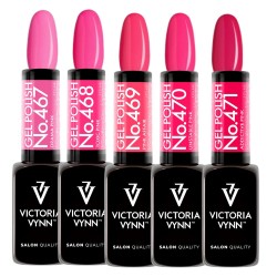 Victoria Vynn Lakier Hybrydowy Kolekcja Pink Scandal Zestaw 5x8ml